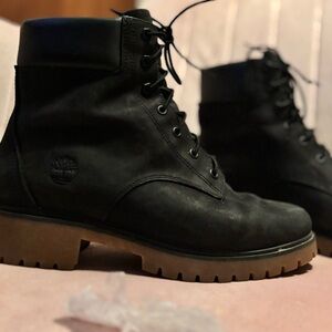 Timberland Black Lace Up Boots